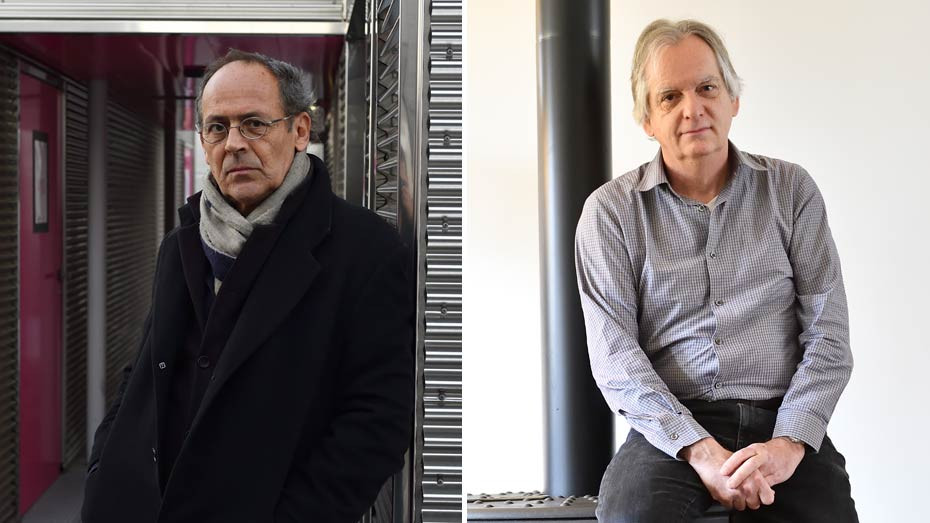 Bernard Stiegler (à g.), Thomas Coutrot (à dr.) - © Nathanaël Mergui/Mutualité française