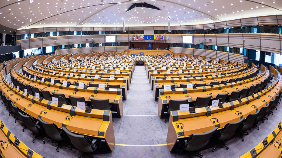 Hémicycle du Parlement européen, à Bruxelles - © Nathanaël Mergui/Mutualité française